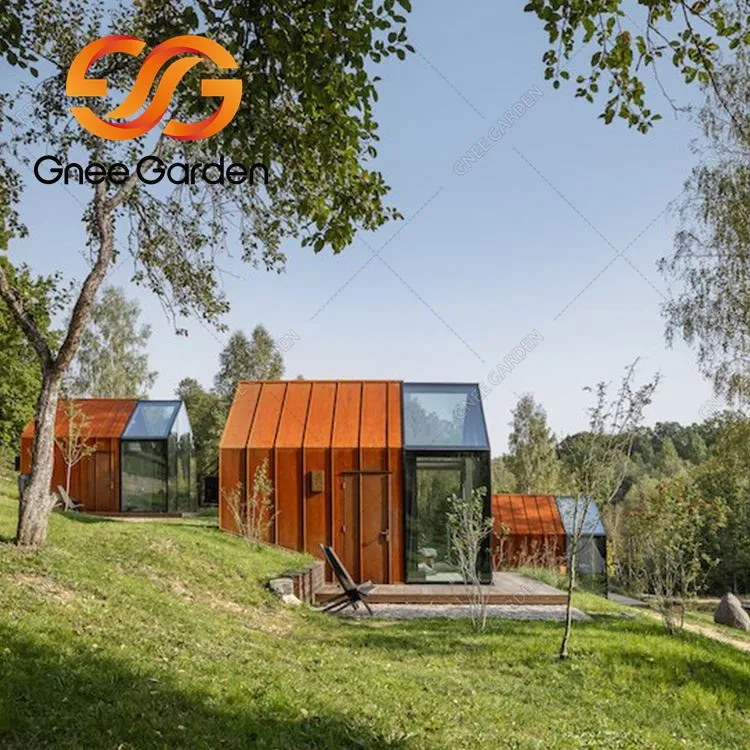 Іржавий металевий фасад Corten Steel