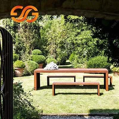 Міські меблі з вивітрювання сталі