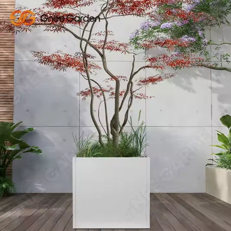 Алюмінієва садова кашпо для металевих квіткових горщиків