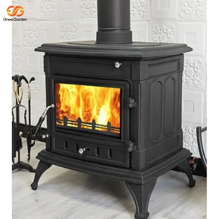 Чавунний дров'яний камін