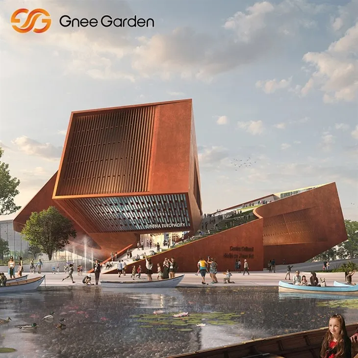 Кортен облицювання сталевих панелей ефекту іржі