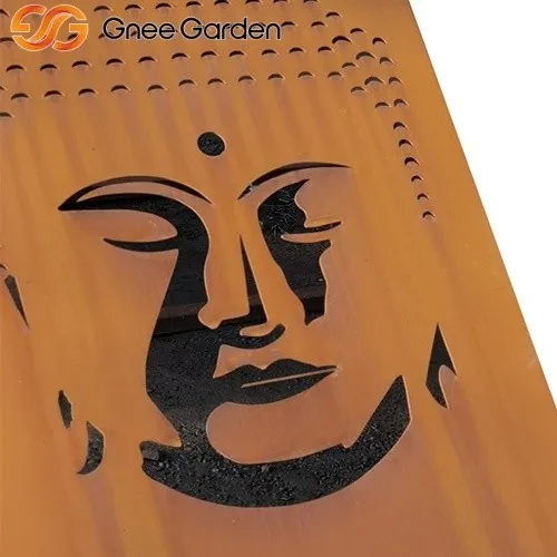 Corten Buddha Rust Garden Decoration