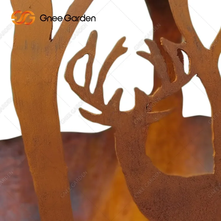 Кортенська пожежна сфера для саду з тематикою лісу