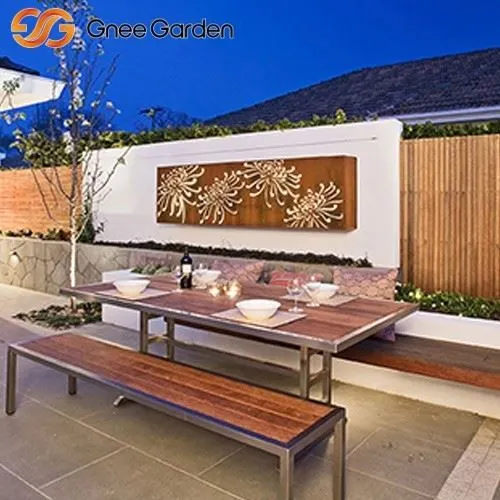 Corten Steel Laser Cut Decorations