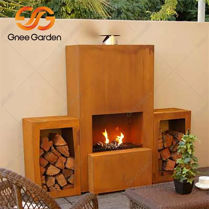 Камін Corten Steel Backyard