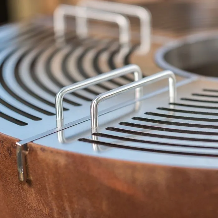 Corten Steel Charcoal Grill