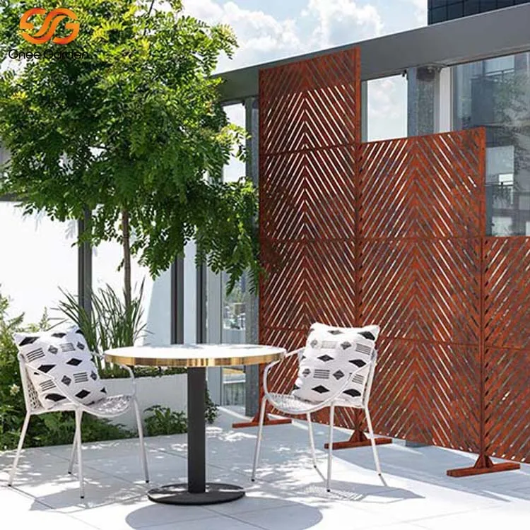 Металеві декоративні екрани Corten Steel