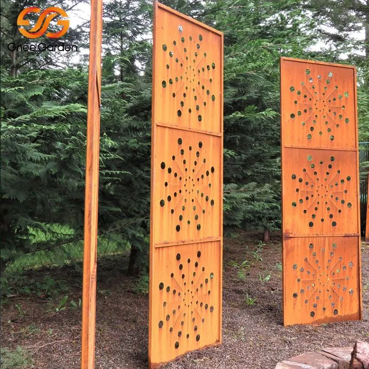 Металеві екранні панелі Corten Steel