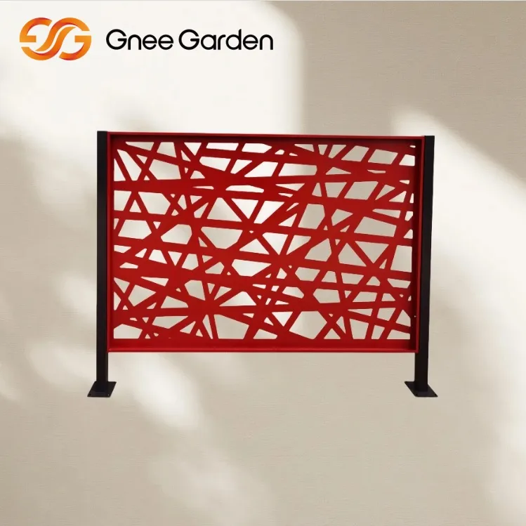 Металеві панелі Corten Steel Red Laser-Cut Metal