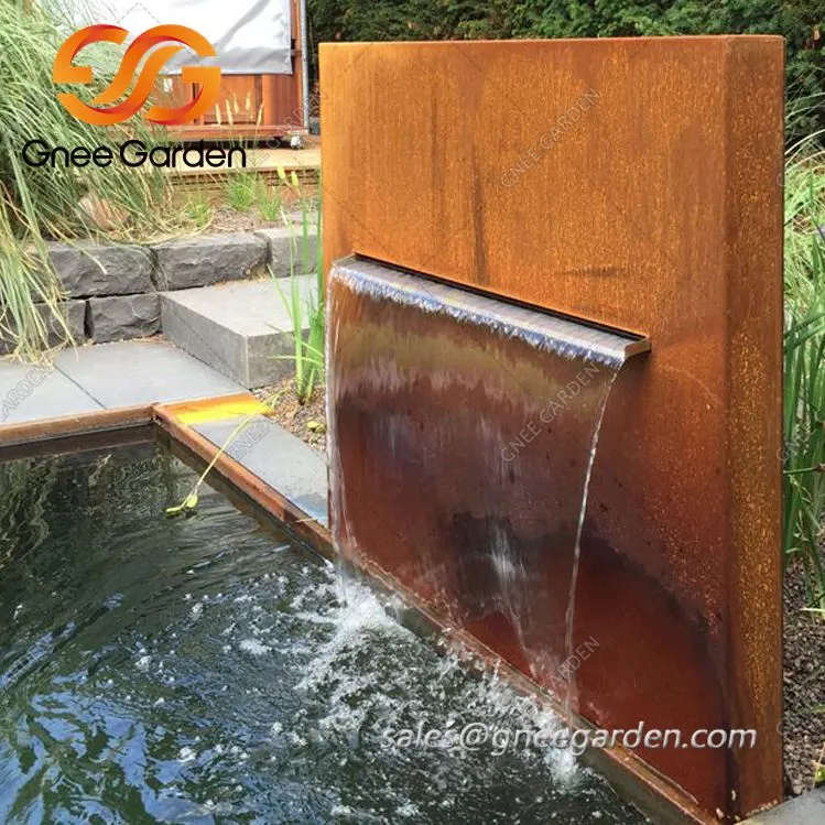 Водяна стіна Corten Steel