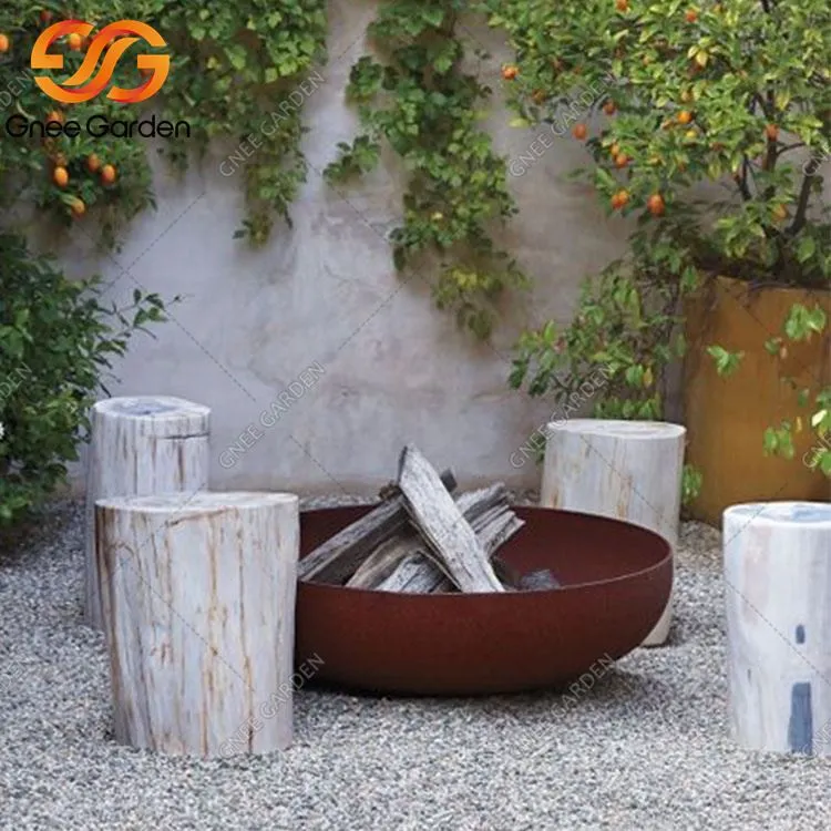 Випалювання деревини Corten Steel