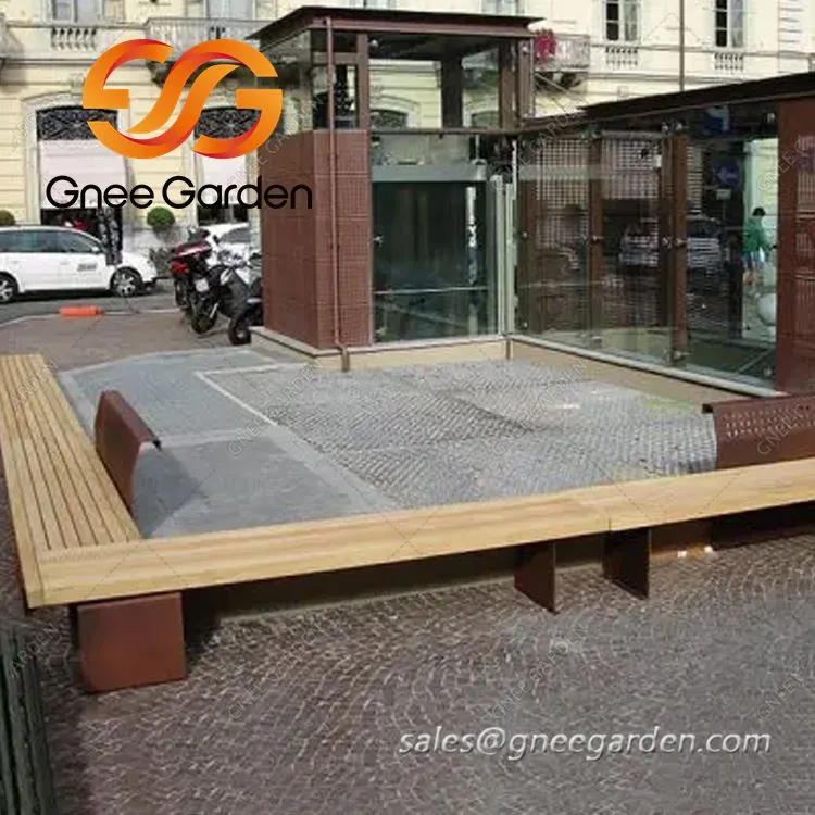 Вуличні меблі спеціального розміру Corten Steel