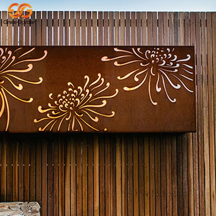 Металеві садові ширми