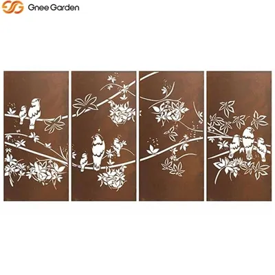 Екрани зі сталі Corten - Міцні та стильні для конфіденційності