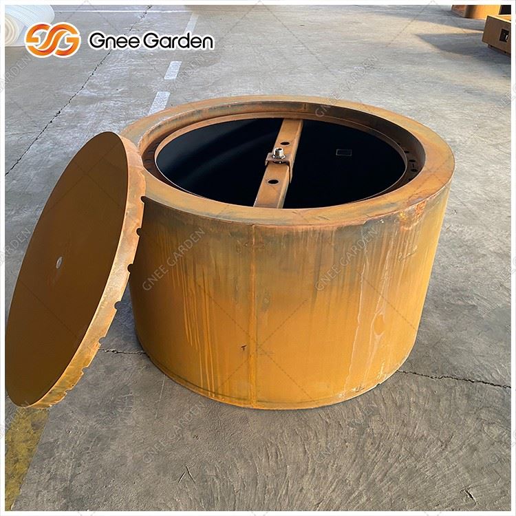 Outdoor Water Fountain Corten Steel