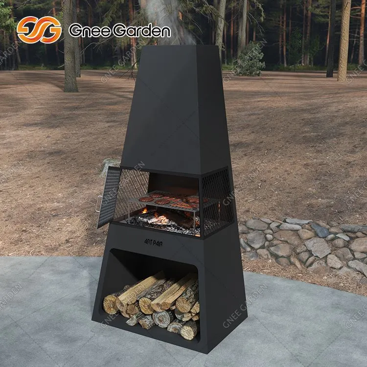 Внутрішній дров'яний камін