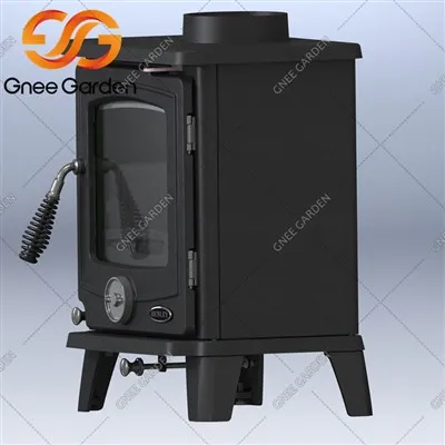 Старовинна чавунна дров'яна піч