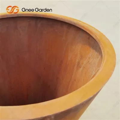 Corten Steel Planters Large