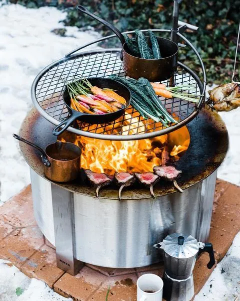 Пожежна яма з нержавіючої сталі