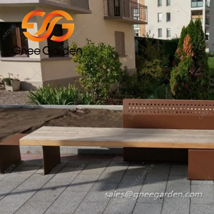 Вуличні меблі зі сталі