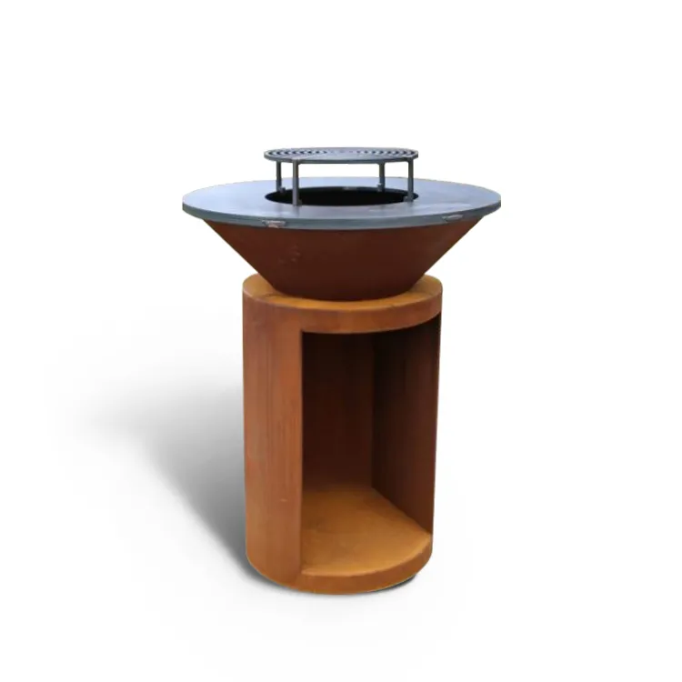 Яма для барбекю з деревних гранул